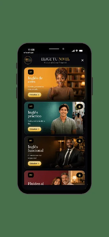 Pantalla 5 de la plataforma de aprendizaje
